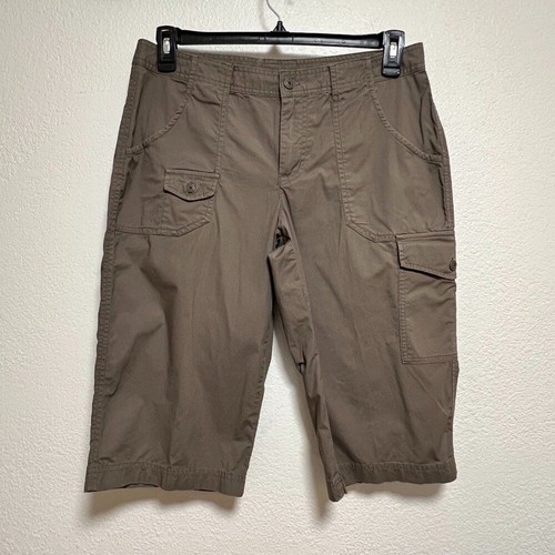 Columbia X.C.O. Women's Cargo Shorts 6 pocket Tan Size 10