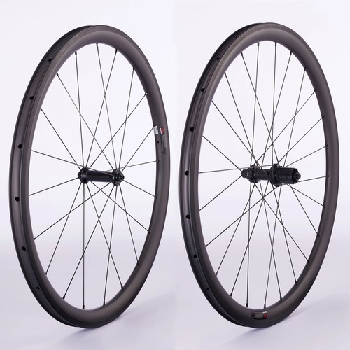 700c Rennrad Carbon-Laufradsatz 54 Zähne, Ratsche, Keramiklager V-Bremse Nabe - Bild 3 von 12