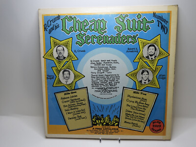 R. Crumb & His Cheap Suit Serenaders - #Two LP 1976 Blue
