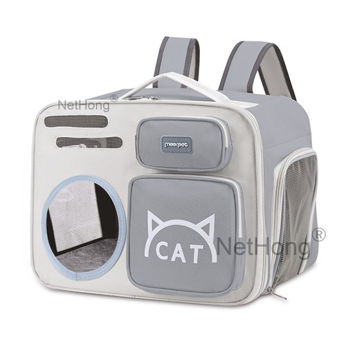 Astronaut Window Dog Cat Carrier Breathable Backpack Pet Travel Bag Transparent. - Picture 9 of 12
