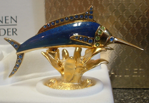 Estee Lauder Solid Perfume Compact "Magnificent Marlin" Original Perfume