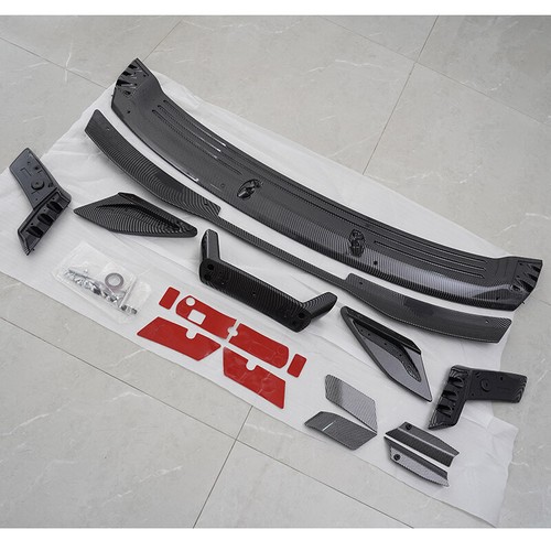 Carbon Fiber Look w/Gurney Flap Fits Ford Mustang 2024+ Dark Horse Style Spoiler - Bild 2 von 14