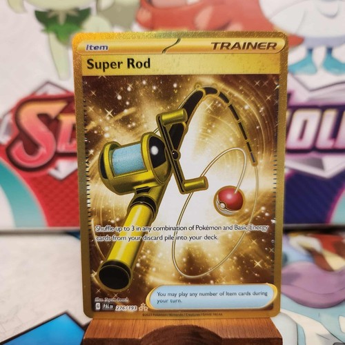 Super Rod 276/196 Gold - Paldea Evolved - Pokemon TCG - SCHNELLER VERSAND
