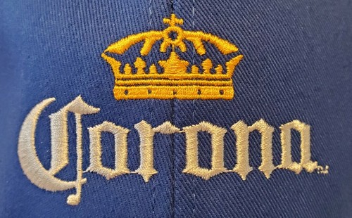 Sombrero Gorra Azul Bordado Logotipo Corona Ajustable Nuevo Sin Etiquetas. Lote x1002 - Imagen 2 de 4