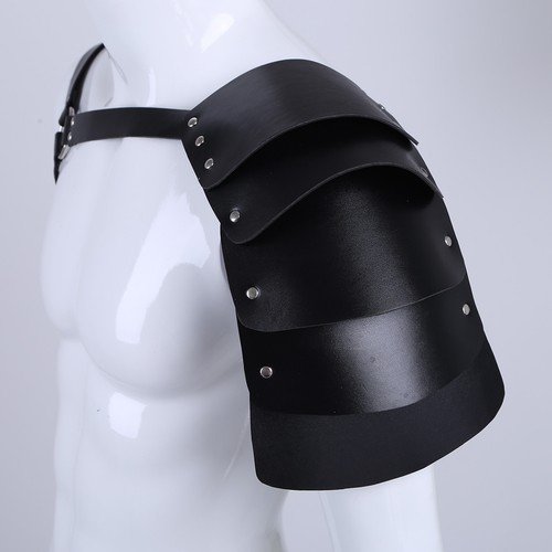 Men Faux Leather Armor Body Chest Harness Punk Belt Strap Halloween Costume - Bild 47 von 67