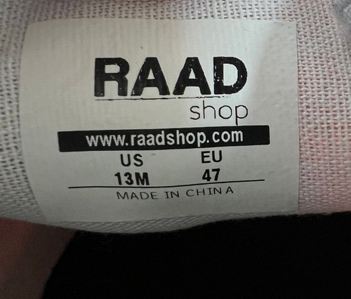 RAAD Shop ~ Happy Colors Tie Dye Sneakers ~ Slip On Canvas Shoes~ Men's Sz 13 - Picture 6 of 7