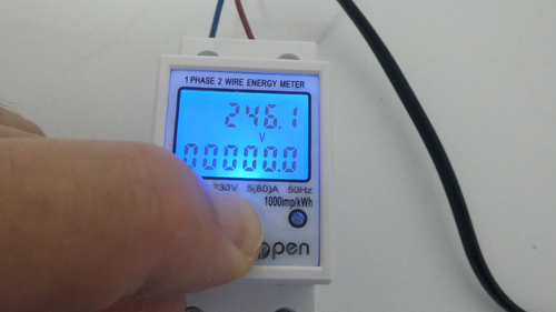 Electricity Meter for Granny Caravan Parks Flat Din Mount HWS Meter 240v 80A - Video 1 of 1