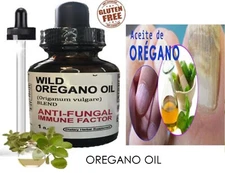 Oregano Oil Organic Fights Candidiasis Athlete's Foot, Nail Fungus 1 oz