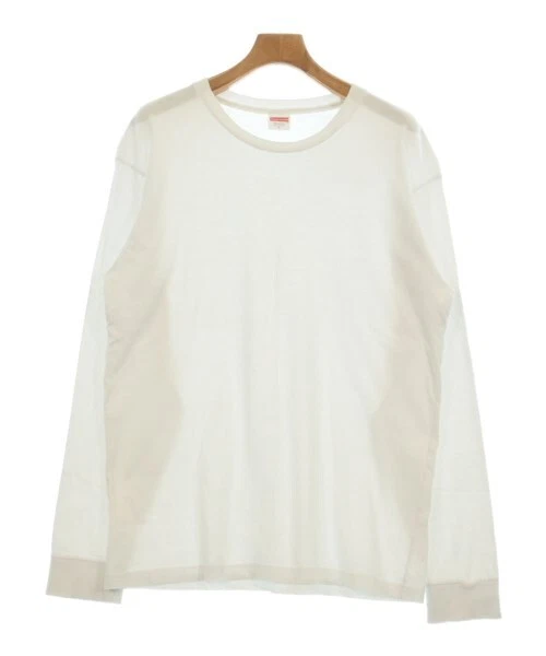 T shirts Supreme/Coupe et Cousu Blanc L 2200555357088