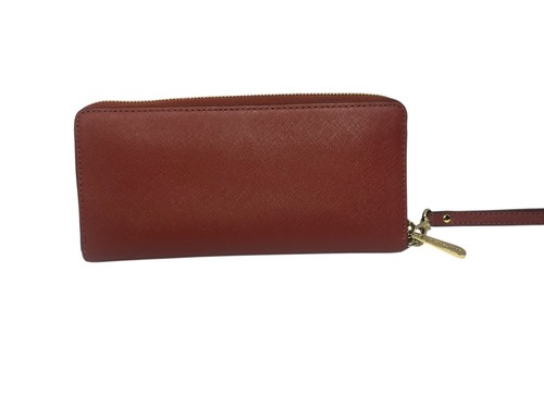 Michael Kors Jet Set Travel Large Leather Continental Wristlet Wallet - Mulberry - Bild 2 von 12
