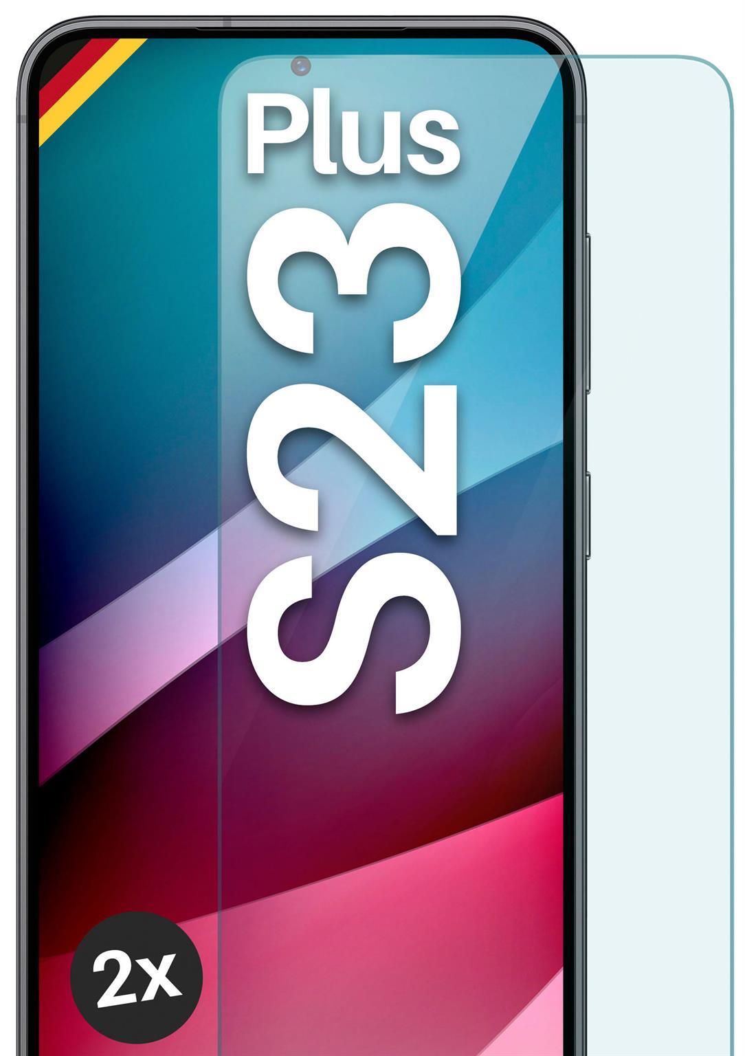 2-кратный дисплей для Samsung Galaxy S23 Plus Panzerfolie Handy Premium Displayschutz