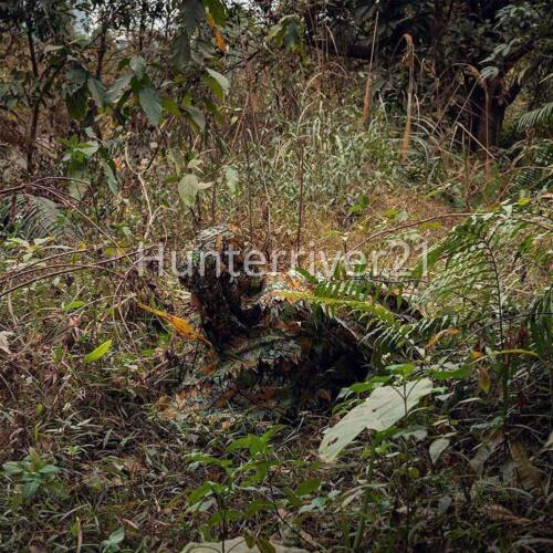 3D Camouflage Suits Ghillie Suit Leaves Poncho Stealth Cloak Camo Jungle - Picture 11 of 11