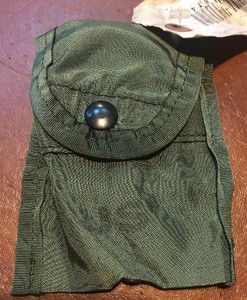 LOT OF 2 MILITARY ISSUED COMPASS FIRST AID POUCHES OD GREEN ALICE LC-1 NWT