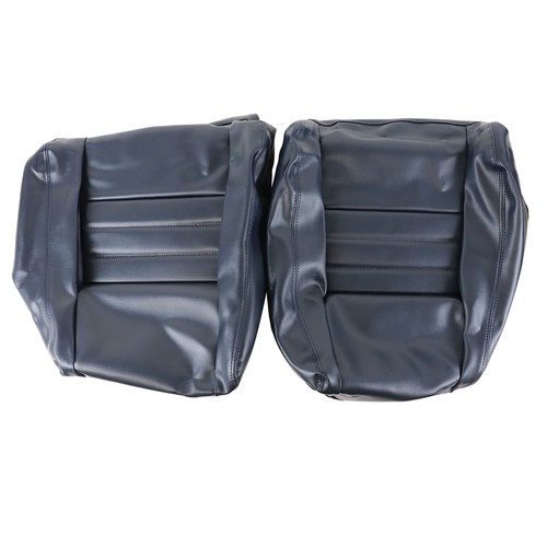 Corvette C3 "Leather-Like" Vinyl Seat Covers Dark Blue 4" Bolster 1979-1981 - Picture 4 of 7