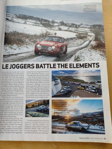 CLASSIC AND SPORTS CAR Magazine February 2018 Petrol Head Retro Collection MGB - Picture 9 of 24