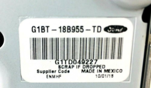 2013 - 2018 Ford Fiesta OEM 6.5" Touch Screen Display Monitor-New - Bild 8 von 8