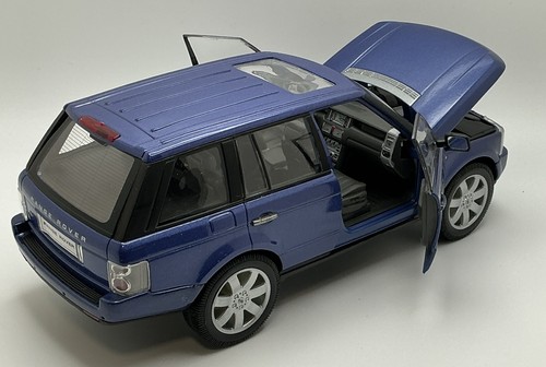 Land Rover Range Rover 2003 escala 1:25 azul welly raro hallazgo nuevo - Imagen 11 de 15