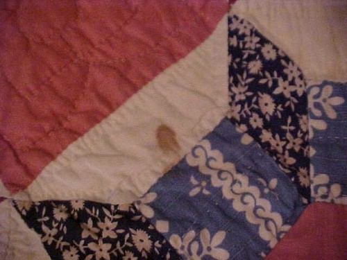 VINTAGE HAND MADE QUILT, MARINER's COMPASS, - Picture 6 of 9