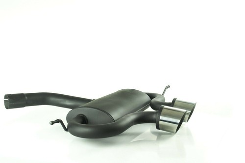 R32 Sportauspuff Endschalldämpfer für VW Golf 5 Golf 6 Endrohre 100mm schräg - Bild 3 von 4