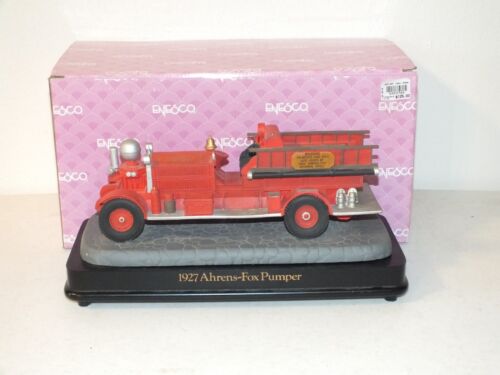 1927 Ahrens Fox Halesite Fire Department Truck Music Box