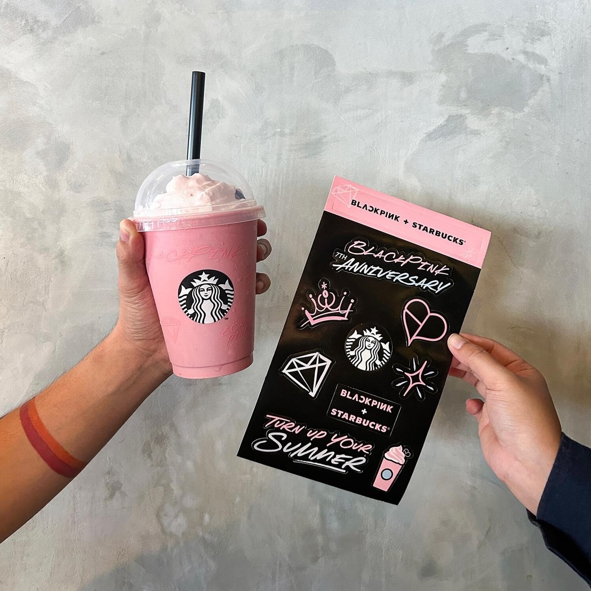 Starbucks X BlackPink Reusable Cup with Dome Lid and Straw | eBay