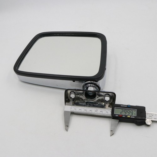 DATSUN 120Y 520 521 620 720 B310 PICKUP TRUCK 60-89 FITS CHROME DOOR MIRROR PAIR - Picture 6 of 6