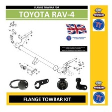 Towbar Toyota Rav 4  MK3 2006 to 2013 Flange Tow Bar With & Without Spare Wheel