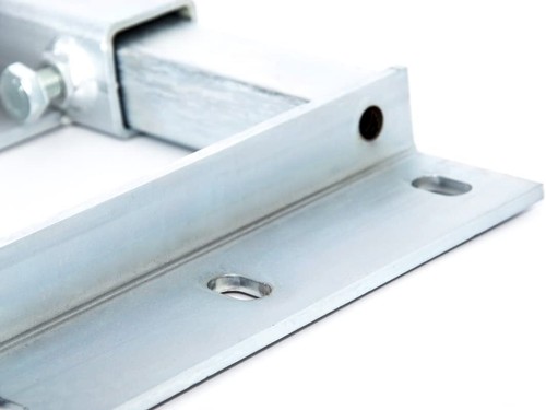 DELUXE Ø 48mm 90cm Mast Dachsparrenhalter+Alu Dach-Ziegel+Gummimanschette Schwar - Bild 7 von 9