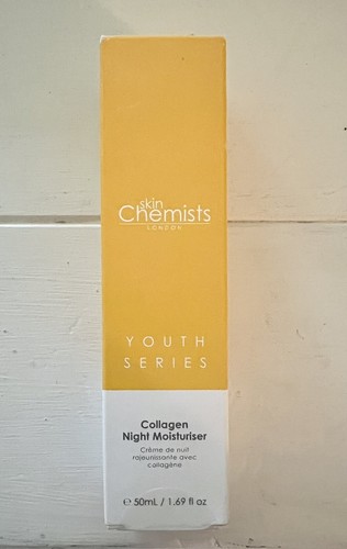 Skin Chemists Kollagen Nacht Feuchtigkeitscreme 1,69 flüssige Unzen Jugend Serie Neu im Karton versiegelt - Bild 1 von 3