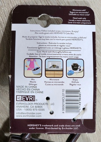 Hershey's Macchina per torte lava sicura per microonde senza BPA ricetta a forma di cupcake inclusa - Foto 5 di 9