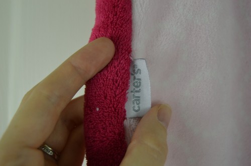 Carter's Pink Ladybug Baby Blanket Orange Flower White Circle Dot Plush Lovey - Picture 6 of 10