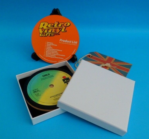 Pop / Hard Rock DRINKS COASTERS - Upcycled SINGLES Original Vinyl Record List 1 - Picture 132 of 993
