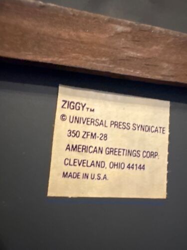 Vintage American Greetings - Ziggy - World's Greatest Dad - Spiegel Vatertagsgeschenk - Bild 4 von 5