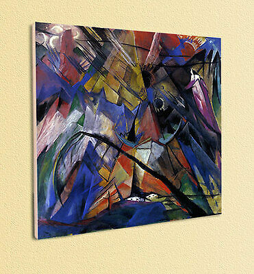 Expresionismo del Tirol de Franz Marc Blauer jinete impresión artística en placa 09 - Imagen 1 de 1