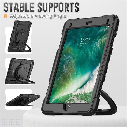 Armour Case For iPad Pro 11 4th Gen/3rd Gen/2nd Gen Series Hand + Shoulder Strap - Picture 4 of 56