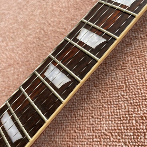 Hot Sale Aged Electric Guitar Nitro Finish Peter Green Garry Moore Lemon Burst - Picture 4 of 24