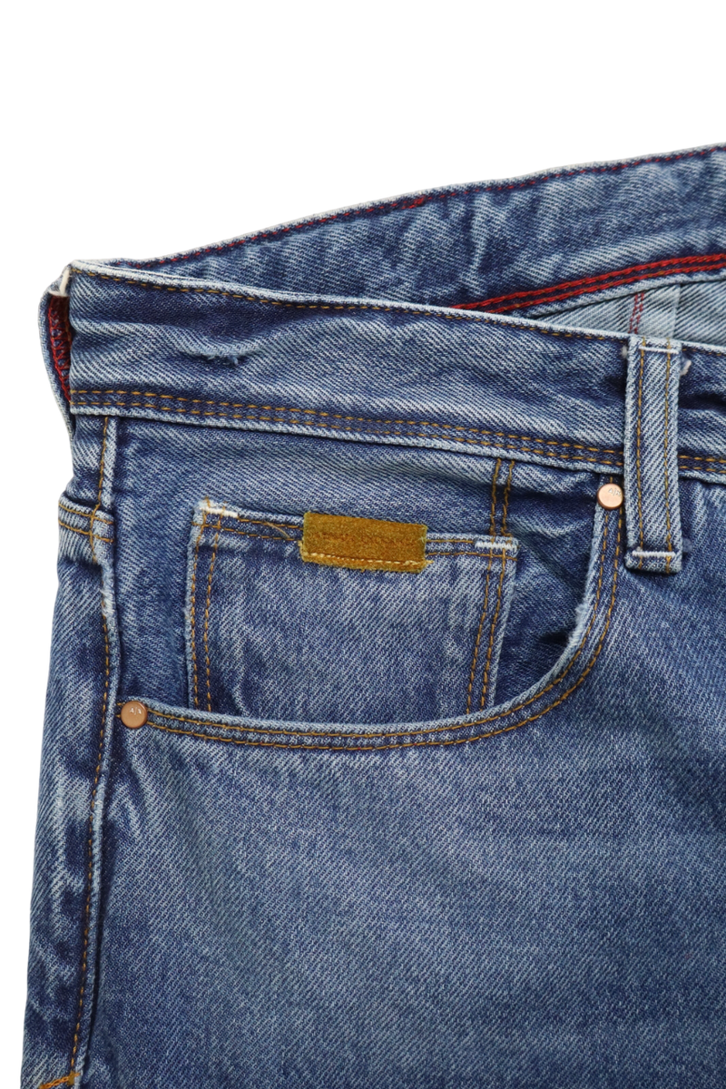 ARMANI EXCHANGE J13 Slim Jeans Men's W36 Whiskers Faded ARMANI EXCHANGE J13 Slim Jeans Men's W36 Whiskers Faded
