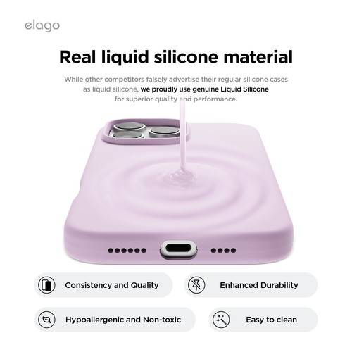 iPhone 16 Pro Max Case - elago® iPhone 16 Pro Max Premium Silicone Case - Picture 94 of 259