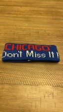 Vintage Ski Headband -  Chicago Don  t Miss It  