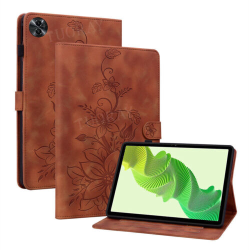 Hülle für Oppo Realme Pad 2 11.5 10.4/Pad X/Mini Leder Flip Tasche Schutz Cover - Picture 40 of 60