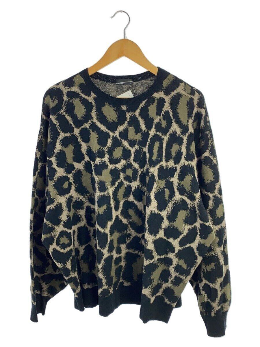 トップス LAD MUSICIAN Leopard Crew Neck Pullover LAD MUSICIAN KNIT SWEATER LEOPARD CREW NECK PULLOVER 44