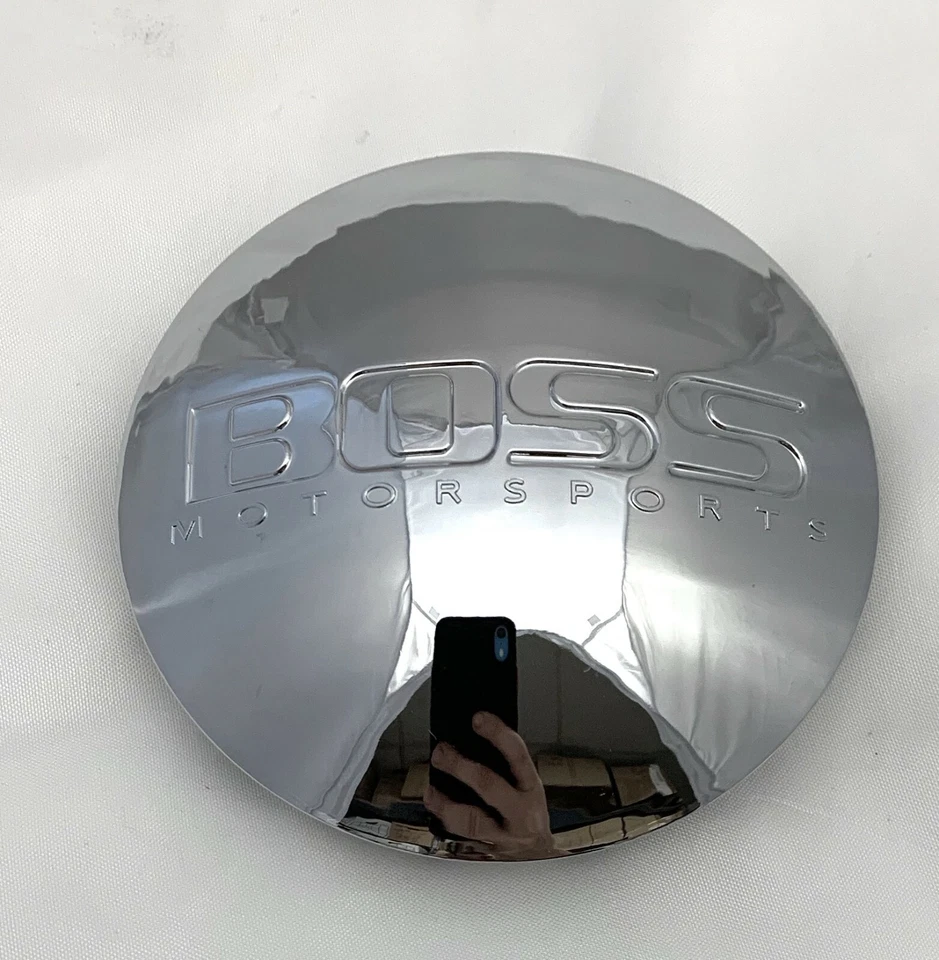 3156 BOSS Chrome Wheel Center Cap NEW! - Image 3 of 4