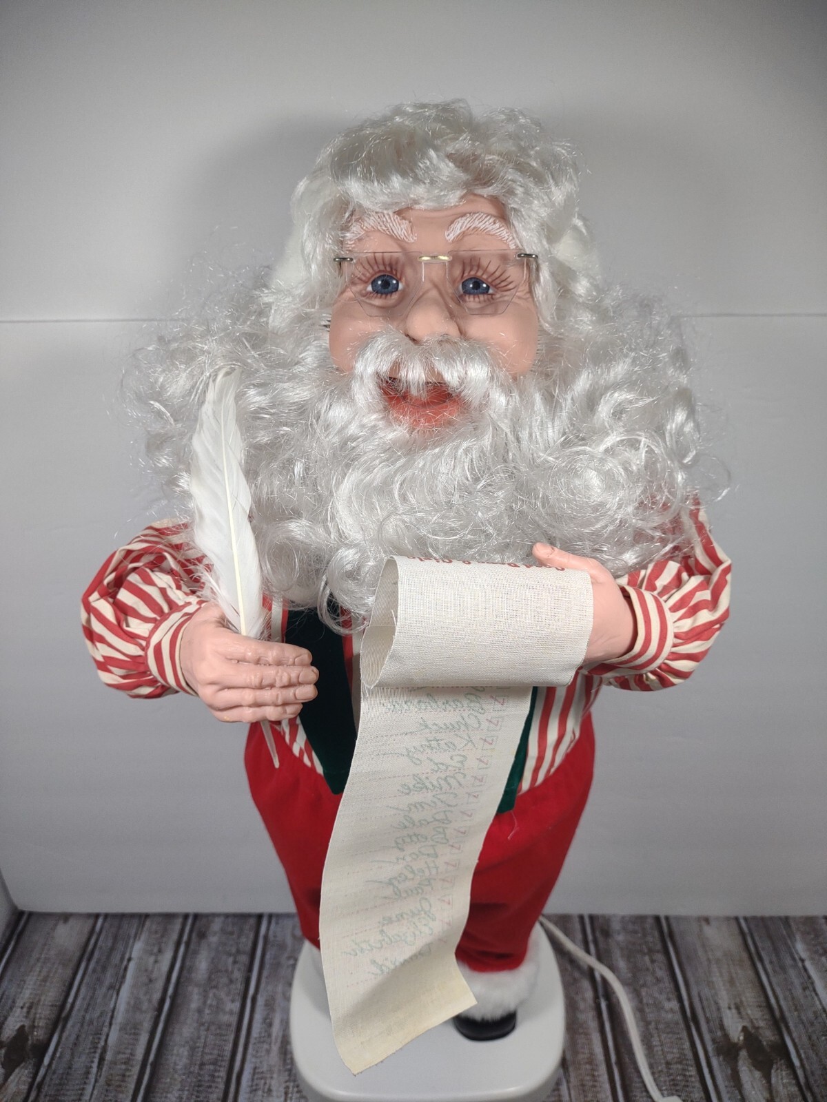 Vintage Santa's Best Animated Moving Santa Checking Naughty Nice List Christmas 39934408637 | eBay Vintage Santa's Best Animated Moving Santa Checking Naughty Nice List Christmas 39934408637 | eBay