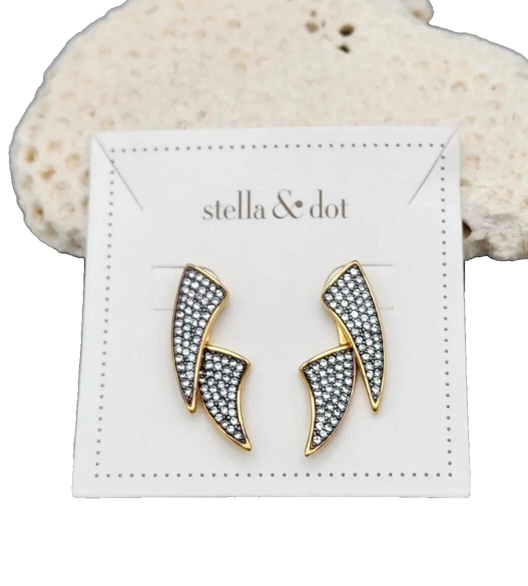 Pendientes de Moda Stella & Dot Horn