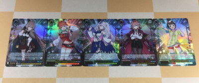 COMPLETE 5 HOLOTORI Members Cards Weiss Schwarz Hololive Super