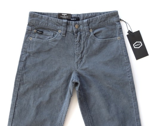 RVCA Boys' Dagger Pigment Cord Pants – Slate(grey) / 25 - Picture 3 of 7