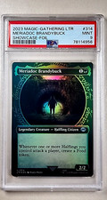 MTG Magic the Gathering LOTR Lord of the Rings Foil Meriadoc Brandybuck PSA 9