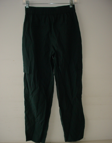 A New Day Women's High-Rise Ankle Cargo Pants Dark Green Size XS - Picture 6 of 8