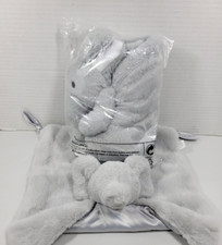 2-Elephant Small Security Blankets 1-NIP 15"x 15"  12" X 11"