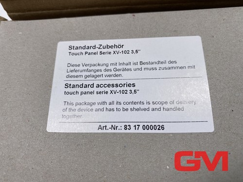 Micro Innovation Bedientableau XV-102-B5-35TQR-10-PLC panel 85 34 000550 3,5'' - Picture 10 of 10